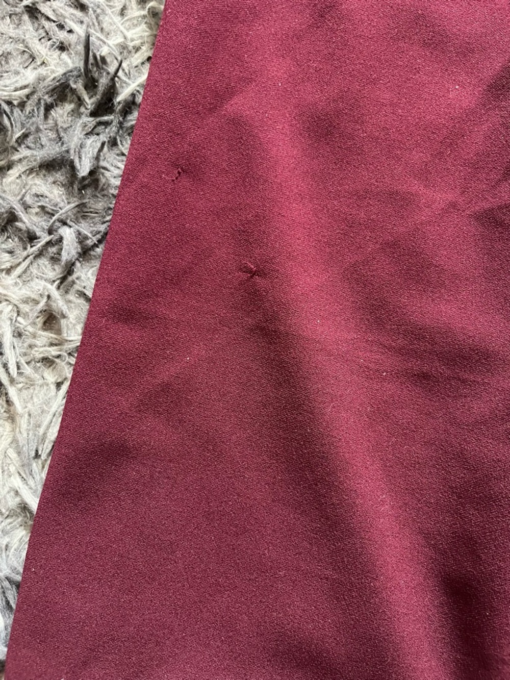 Fashion Nova One Love One-Shoulder, Wide-Leg Flattering Fit Burgundy Size M - Picture 12 of 13